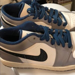 Men’s Bike Air Jordan Retro 1 Low Basketball Shoes